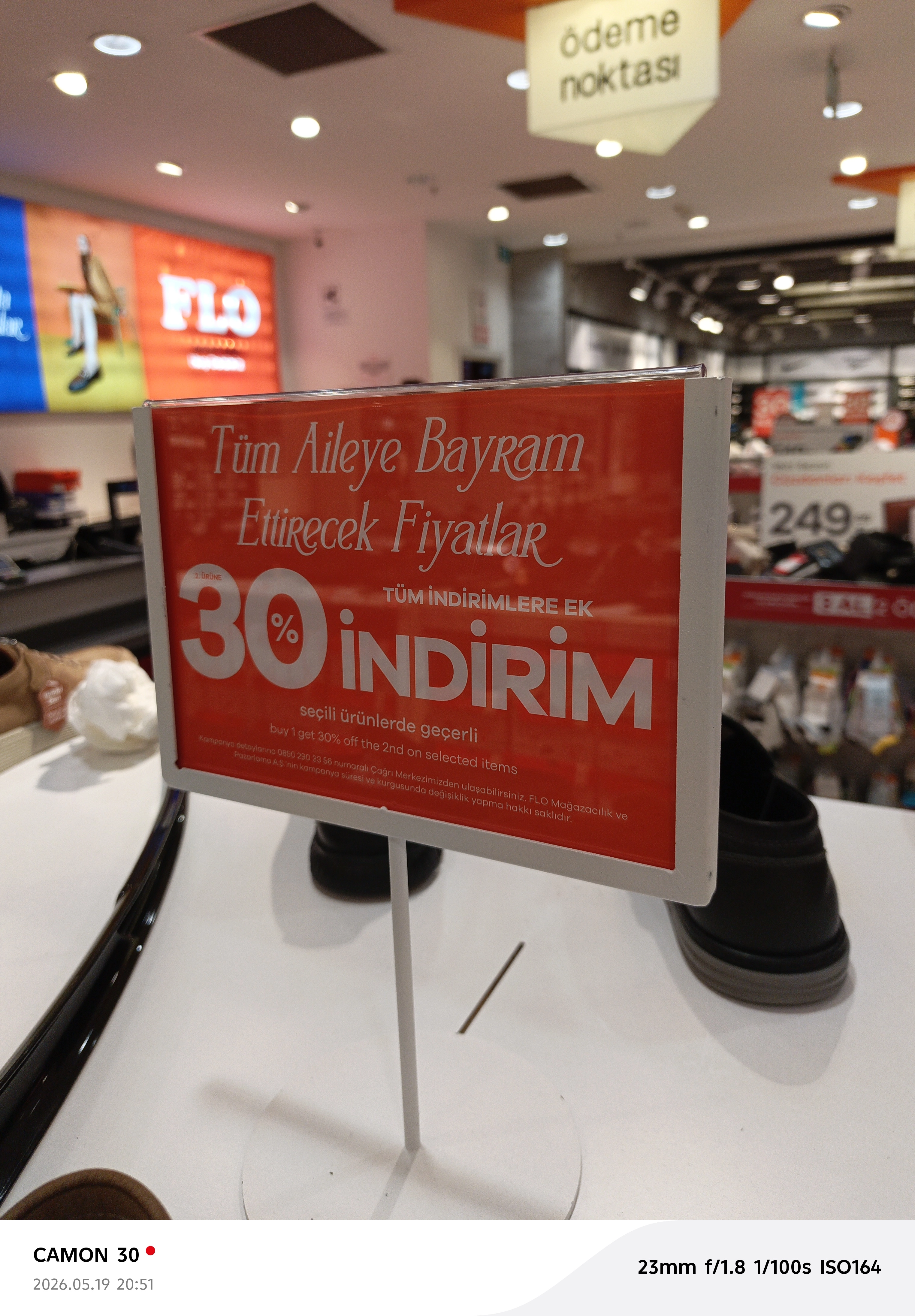 A5 Yatay Pleksi Çerçeve