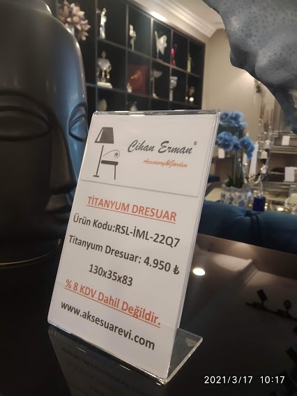 A6 L Tipi Dikey Pleksi Föylük 