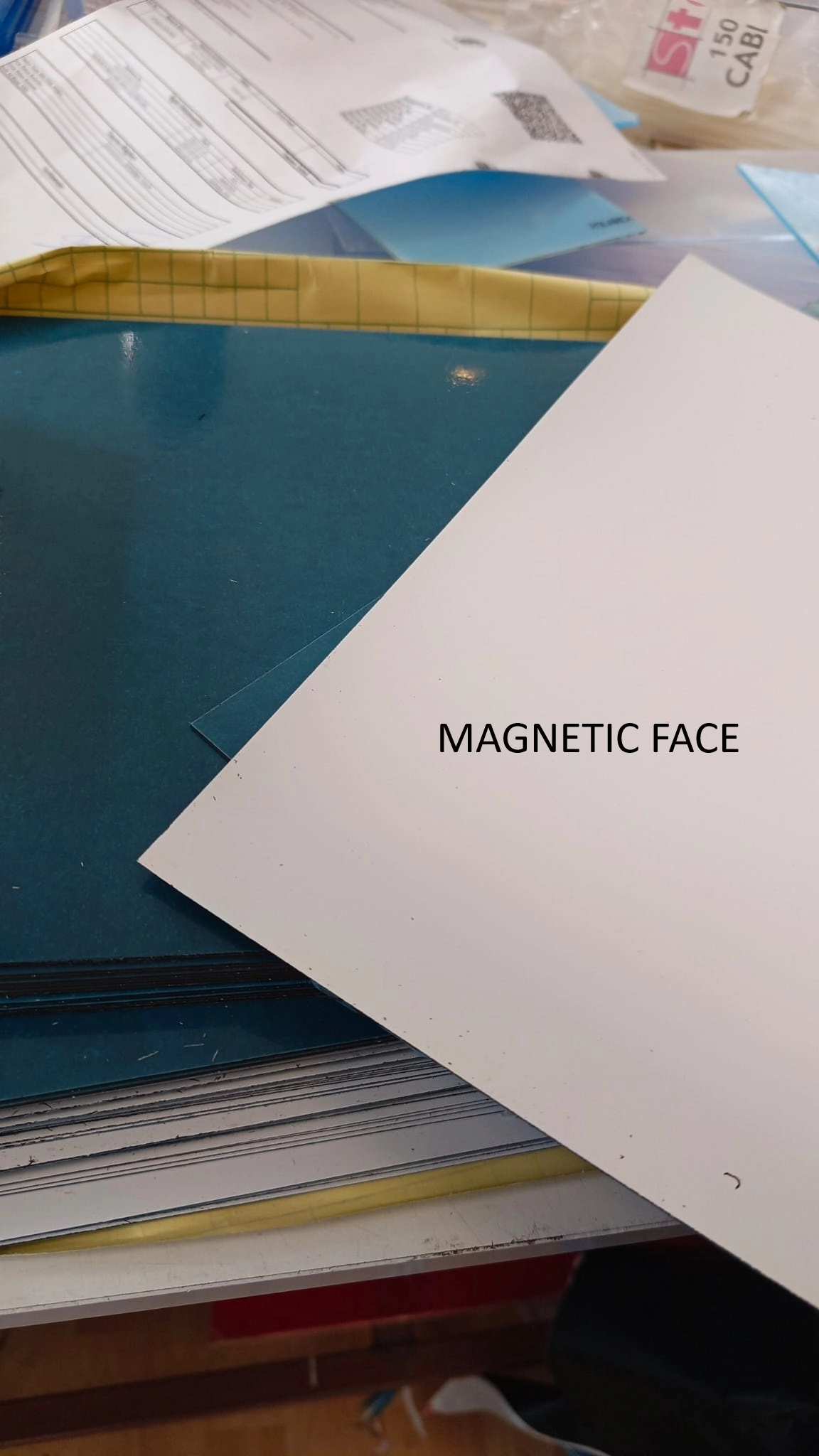 A4 Sticker Magnet 0,8mm Pvc Rulo Magnet Mıknatıs Çıkartmalı Kendinden Yapışkanlı