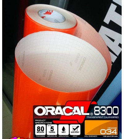 Oracal 8300 034 Turunu Transparan Folyo