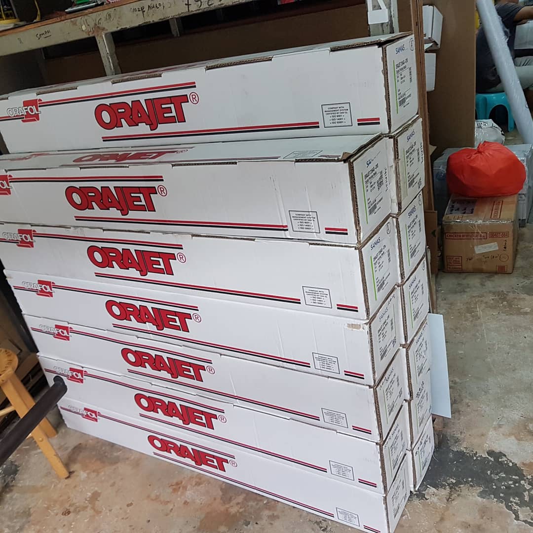 Orajet 3641 Arkası Gri Dijital Baskı Folyoları
