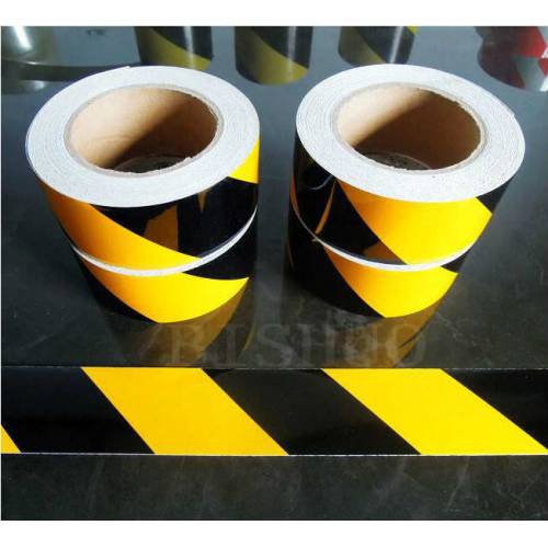 Sarı Siyah Reflektif Bant 23metre
