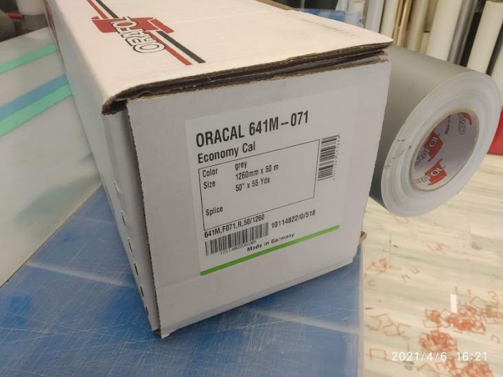 Oracal Folyo Mat Gri 641 071M 126 lık