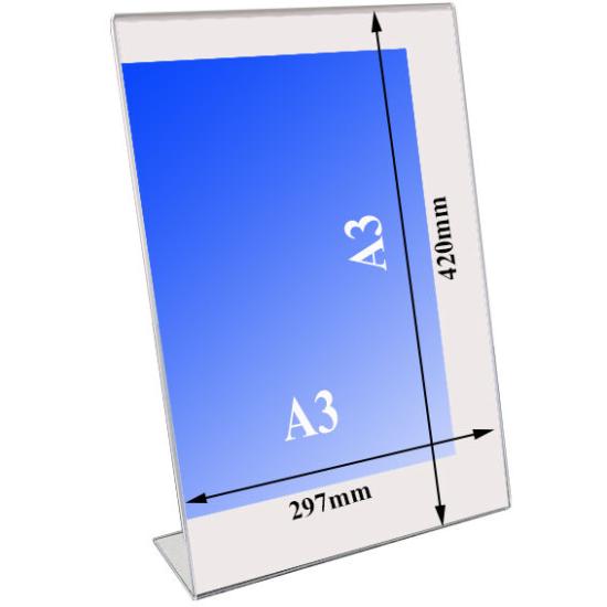 A3 L Tip Pleksi Föylük Fiyatlık Stand